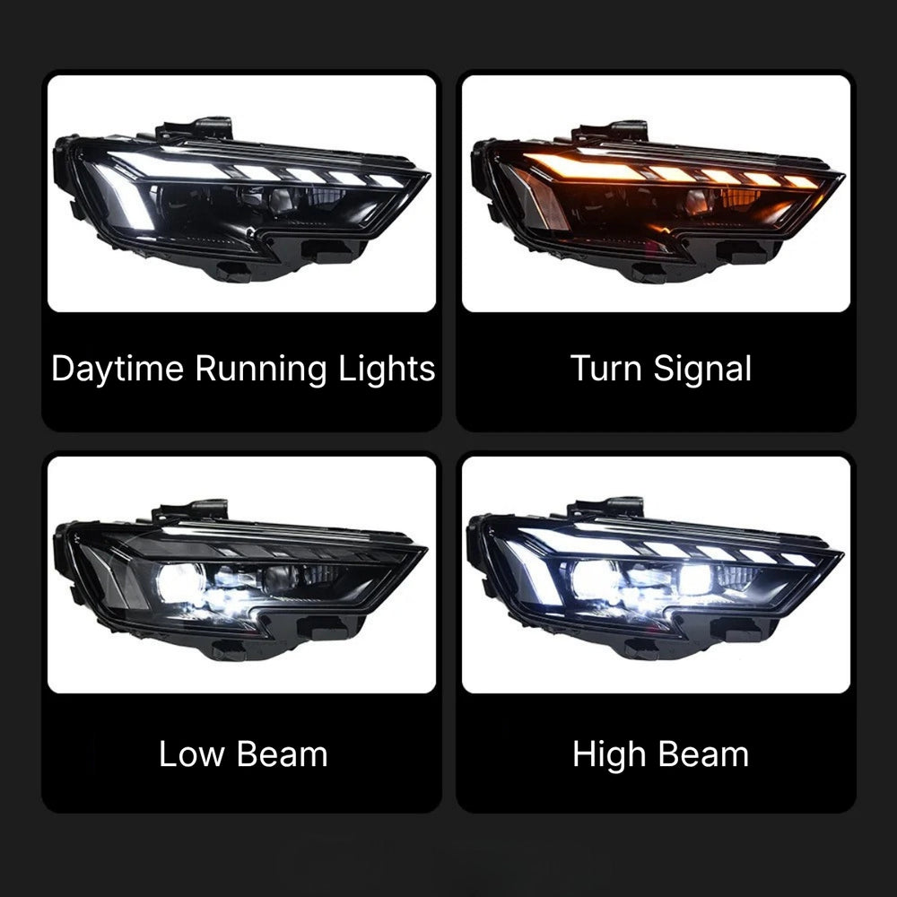FullLEDProjectorHeadlightsforAudiA3S38V_2013-2020_RS5Style_SequentialDRL_Signals_4 - NOXBEAM