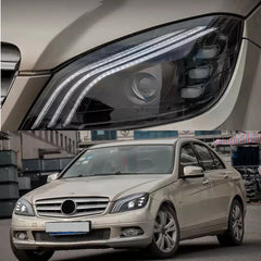 FullLEDProjectorHeadlightsforMercedesC-ClassW204C300C350_2008-2011_Plug_PlayUpgrade_1 - NOXBEAM