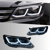 FullLEDProjectorHeadlightsforVolkswagenTiguan_2007-2011_SequentialSignals_DRL_HalogenReplacement_2 - NOXBEAM