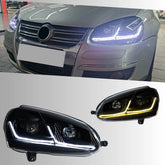 LEDHeadlightAssemblyforVWGolfGTIMK5_2006-2009_DualColorDRL_Plug_Play_2 - NOXBEAM