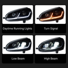 LEDHeadlightAssemblyforVWGolfGTIMK5_2006-2009_DualColorDRL_Plug_Play_4 - NOXBEAM