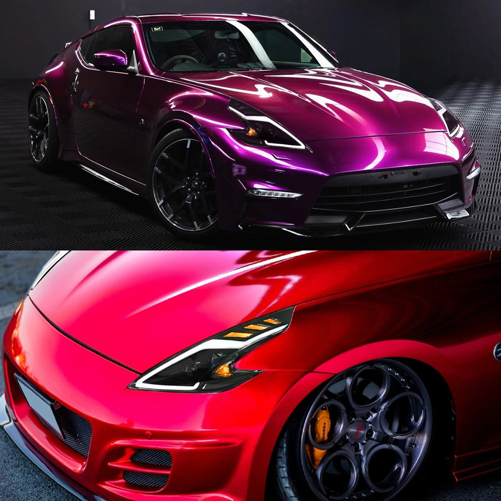 LEDHeadlightsAssemblyforNissan370ZZ34_2009-2020_StartupAnimation_DRL_1 - NOXBEAM