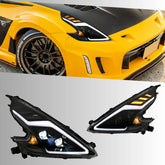 LEDHeadlightsAssemblyforNissan370ZZ34_2009-2020_StartupAnimation_DRL_8 - NOXBEAM