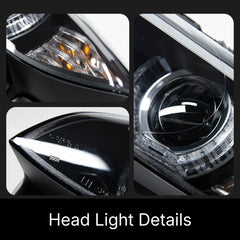 LED Headlights for 2007-2010 BMW 3 Series E92/E93 Pre-LCI | Angel Eyes, White DRL, Plug & Play