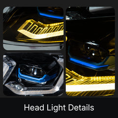 LED Headlights for 2007-2010 BMW 3 Series E92/E93 Pre-LCI | Dual-Color DRL, LED Signals, Plug & Play