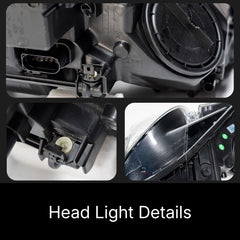 LED Headlights for 2010-2013 Mercedes W212 Pre-Facelift E350 E550 | White DRL, Plug & Play