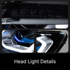 LED Headlights for 2011-2013 BMW 3 Series E92 E93 LCI | Dual-Color DRL, LED Turn Signals, Plug & Play