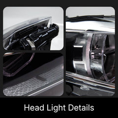 LED-Scheinwerfer für 2011-2017 BMW 5er F10 | Zweifarbige Angel Eyes