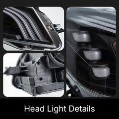 LED Headlights for 2012-2014 Mercedes W204 Facelift C250 C300 C350 | Start-Up Animation, Plug & Play