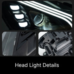 LED Headlights for 2012-2014 Mercedes W204 Facelift C250 C300 C350 | Start-Up Animation, Plug & Play