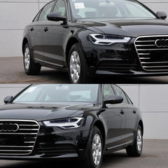 LED Headlights for 2012-2015 Audi A6 C7 Pre-Facelift | Start-Up Animation, White DRL, Plug & Play
