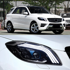 LED-Scheinwerfer für 2012-2015 Mercedes W166 Vorfacelift ML350/ML550 | Startanimation, sequentieller Blinker