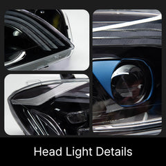 LED-Scheinwerfer für 2012-2015 Mercedes W166 Vorfacelift ML350/ML550 | Startanimation, sequentieller Blinker