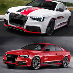 LED Headlights for 2013-2017 Audi A5 S5 8T 8F Facelift | RS-Style Start-Up Animation, White DRL, Plug & Play