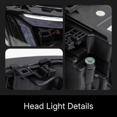 LED Headlights for 2013-2017 Audi A5 S5 8T 8F Facelift | RS-Style Start-Up Animation, White DRL, Plug & Play
