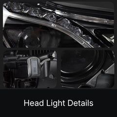 LED Headlights for 2014-2016 Mercedes W212 Facelift E350 E400 E550 | White DRL, Plug & Play