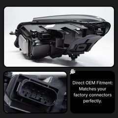 LED-Scheinwerfer für 2014-2017 Mercedes W222 Vorfacelift S550/S600 | Startanimation, sequentieller Blinker