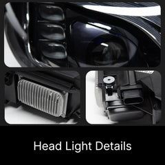 LED-Scheinwerfer für 2014-2017 Mercedes W222 Vorfacelift S550/S600 | Startanimation, sequentieller Blinker