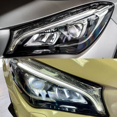 LED Headlights for 2014-2019 Mercedes-Benz CLA C117/W117 | Start-Up Animation, White DRL, Plug & Play