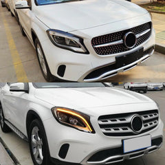 LED-Scheinwerfer für 2015-2020 Mercedes-Benz GLA X156 | Nur Halogen ab Werk, Startanimation