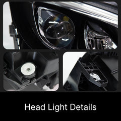 LED-Scheinwerfer für 2015-2020 Mercedes-Benz GLA X156 | Nur Halogen ab Werk, Startanimation