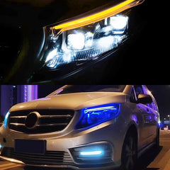 LED-Scheinwerfer für 2016-2023 Mercedes Vito/V-Klasse W447 | Startanimation