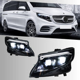 LED Headlights for 2016-2023 Mercedes Metris Vito V-Class W447 | Start-Up Animation, Plug & Play
