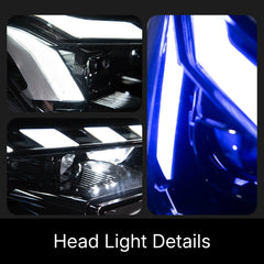 LED Headlights for 2017-2019 Audi A4 8W B9 Pre-Facelift | RS-Style, Start-Up Animation, White DRL, Plug & Play
