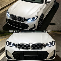 LED Headlights for 2019-2026 BMW 3 Series G20 | G80-Style Dual-Color DRL, Start-Up Animation, Plug & Play