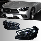 LED Headlights for 2021-2023 Mercedes W213 Facelift E350 E450 | Start-Up Animation, Sequential, Plug & Play
