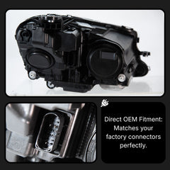 LED Headlights for 2021-2023 Mercedes W213 Facelift E350 E450 | Start-Up Animation, Sequential, Plug & Play