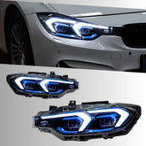 LED Headlights for BMW 3 Series F30/F31 (2012-2018) | 2023+ LCI Style With DRL, Plug & Play