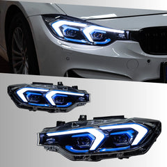 LED Headlights for BMW 3 Series F30/F31 (2012-2018) | 2023+ LCI Style With DRL, Plug & Play