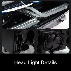 LED Headlights for BMW X3 F25 LCI (15-17) & X4 F26 (15-18) | Dual-Color DRL, Sequential Signals