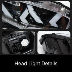 LEDHeadlightsforHondaCivic10thGen_2016-2021_App-ControlledRGBLamboStyleDRL_DemonEye_8 - NOXBEAM