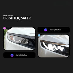 LEDHeadlightsforHondaCivic10thGen_2016-2021_LamboStyleDRL_DemonEye_5 - NOXBEAM