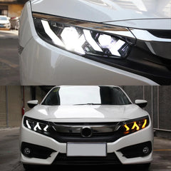 LEDHeadlightsforHondaCivic10thGen_2016-2021_LamboStyleDRL_DemonEye_9 - NOXBEAM