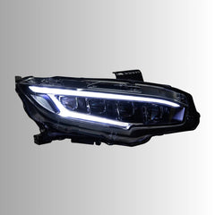 LEDHeadlightsforHondaCivic10thGen_2016-2021_QuadProjectorBlueAnimation_Sequential_3 - NOXBEAM