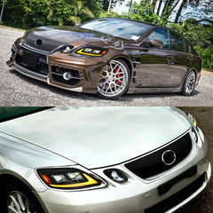 LEDHeadlightsforLexusGS350GS300GS430GS460_2006-2011_Sequential_DRL_1 - NOXBEAM