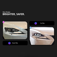 LEDHeadlightsforLexusIS250IS350IS200tIS300_2014-2016_StartupAnimation_DRL_Plug_Play_4 - NOXBEAM