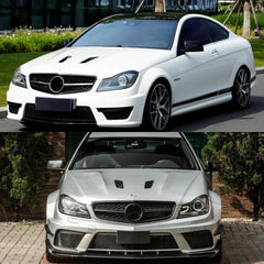 LED-Scheinwerfer für 2012-2014 Mercedes C-Klasse W204 Facelift | nur Halogen, Startanimation