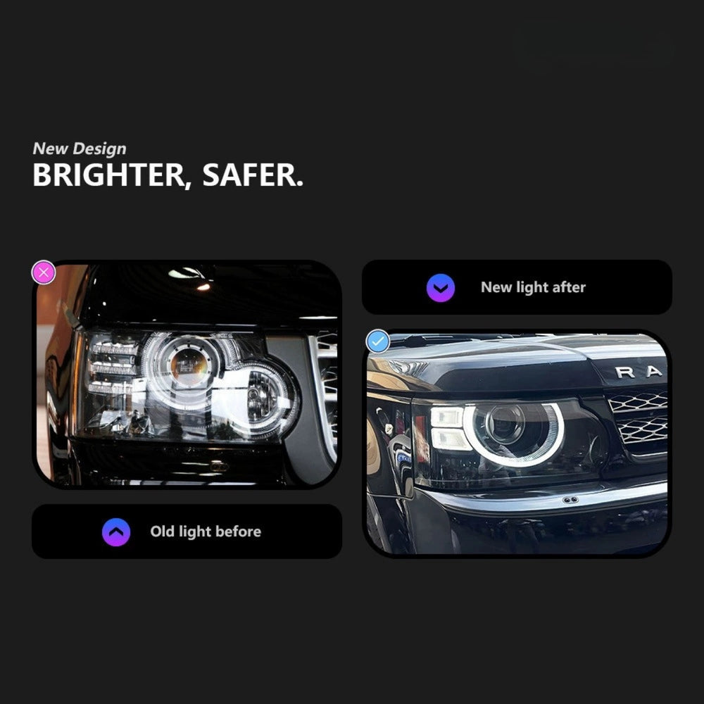 LEDHeadlightsforRangeRoverL322_2006-2012_DefenderStyleDRL_Projector_4 - NOXBEAM
