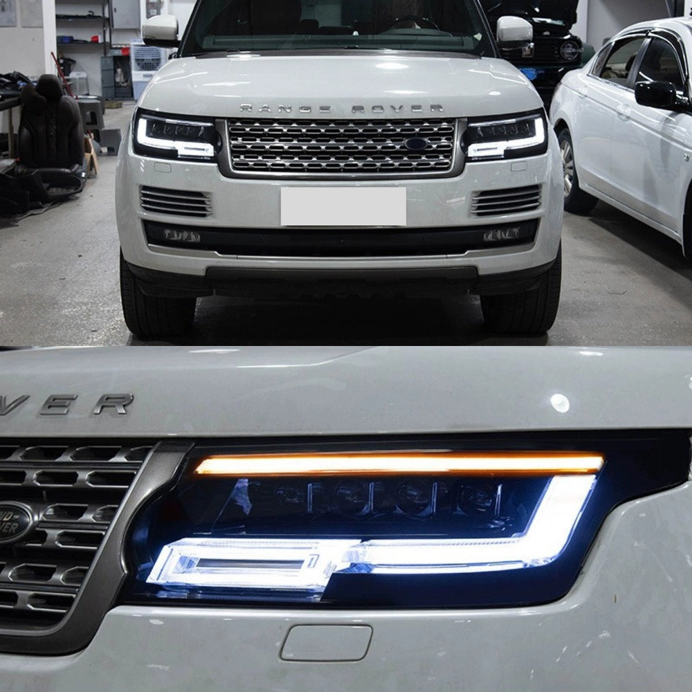 LEDHeadlightsforRangeRoverL405_2013-2023_MatrixQuadProjector_WhiteDRL_Plug_Play_1 - NOXBEAM