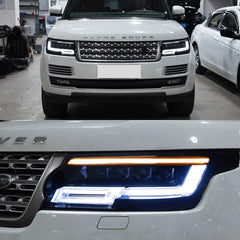 LEDHeadlightsforRangeRoverL405_2013-2023_MatrixQuadProjector_WhiteDRL_Plug_Play_1 - NOXBEAM
