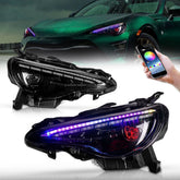 LEDHeadlightsforSubaruBRZScionFR-SToyota86_2013-2020_RGBDRL_EvilEye_Animation_2 - NOXBEAM