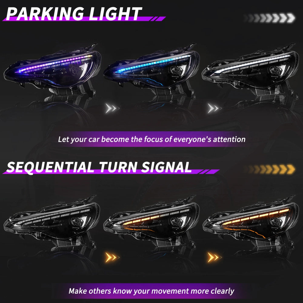 LEDHeadlightsforSubaruBRZScionFR-SToyota86_2013-2020_RGBDRL_EvilEye_Animation_5 - NOXBEAM