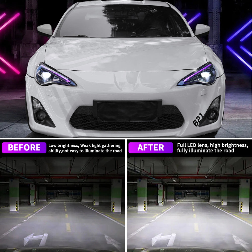 LEDHeadlightsforSubaruBRZScionFR-SToyota86_2013-2020_RGBDRL_EvilEye_Animation_7 - NOXBEAM