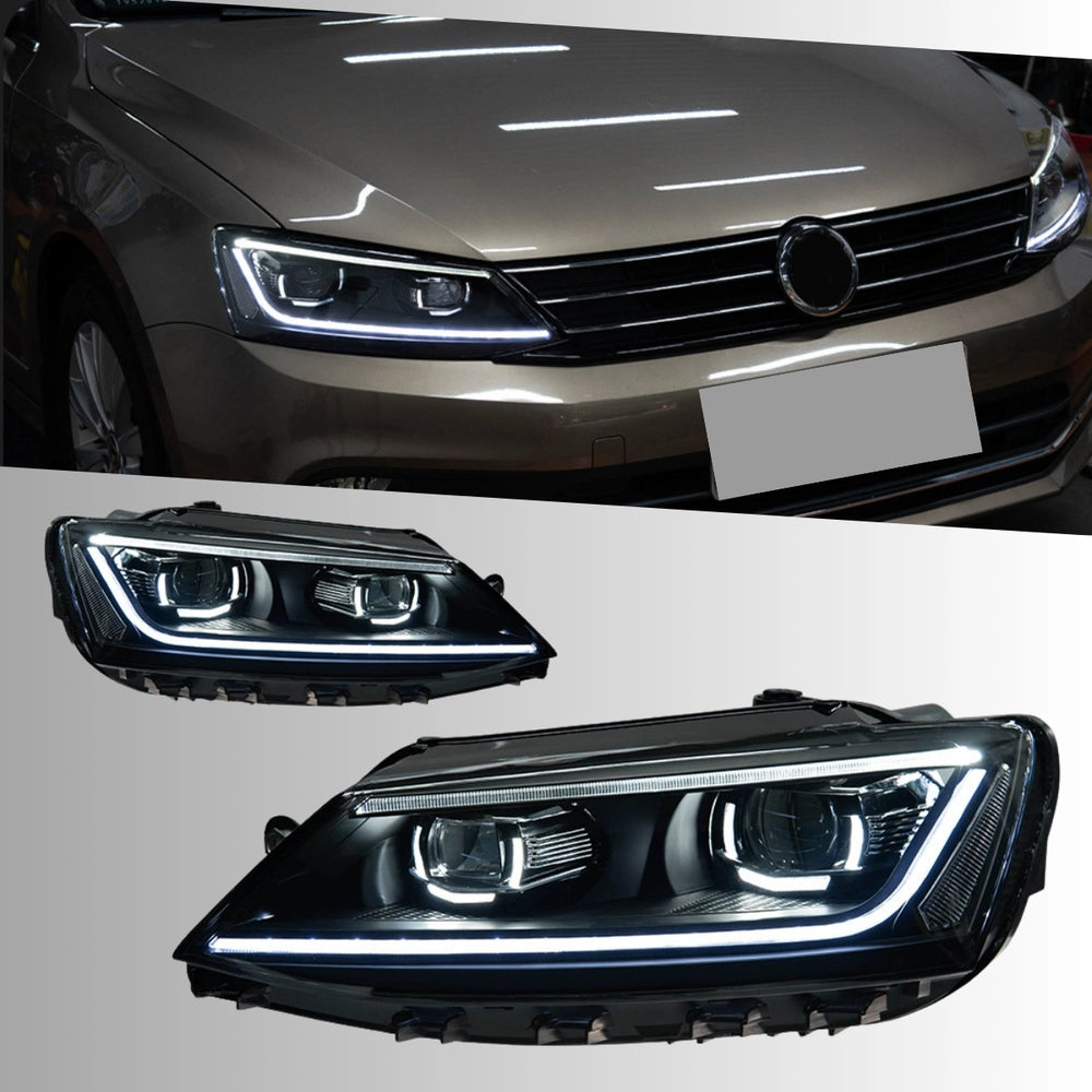 LEDHeadlightsforVWJettaMk6Sedan_2011-2018_WhiteDRL_StartupAnimation_DRL_ForHalogenONLY_2 - NOXBEAM