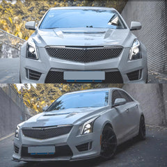 LEDProjectorHeadlightsforCadillacATS_2013-2018_SequentialSignals_DRL_1 - NOXBEAM