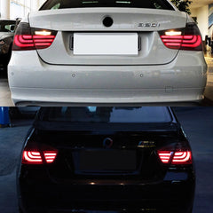 LED Tail Lights for 2006-2011 BMW 3 Series E90 Sedan | Start-Up Animation, Plug & Play